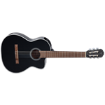 Takamine GC2CE BLK Classical Guitar, Cutaway, Electronics